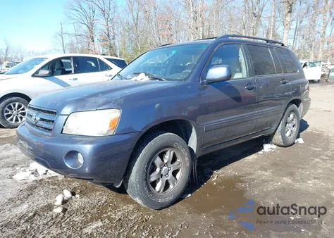 2004 Toyota Highlander из США, поврежденный, VIN JTEGD21A740093784